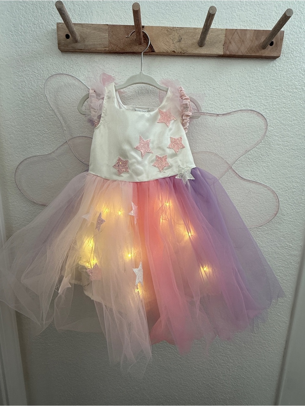 Pottery Barn Kids Pastel Light-Up Unicorn Costume Dress